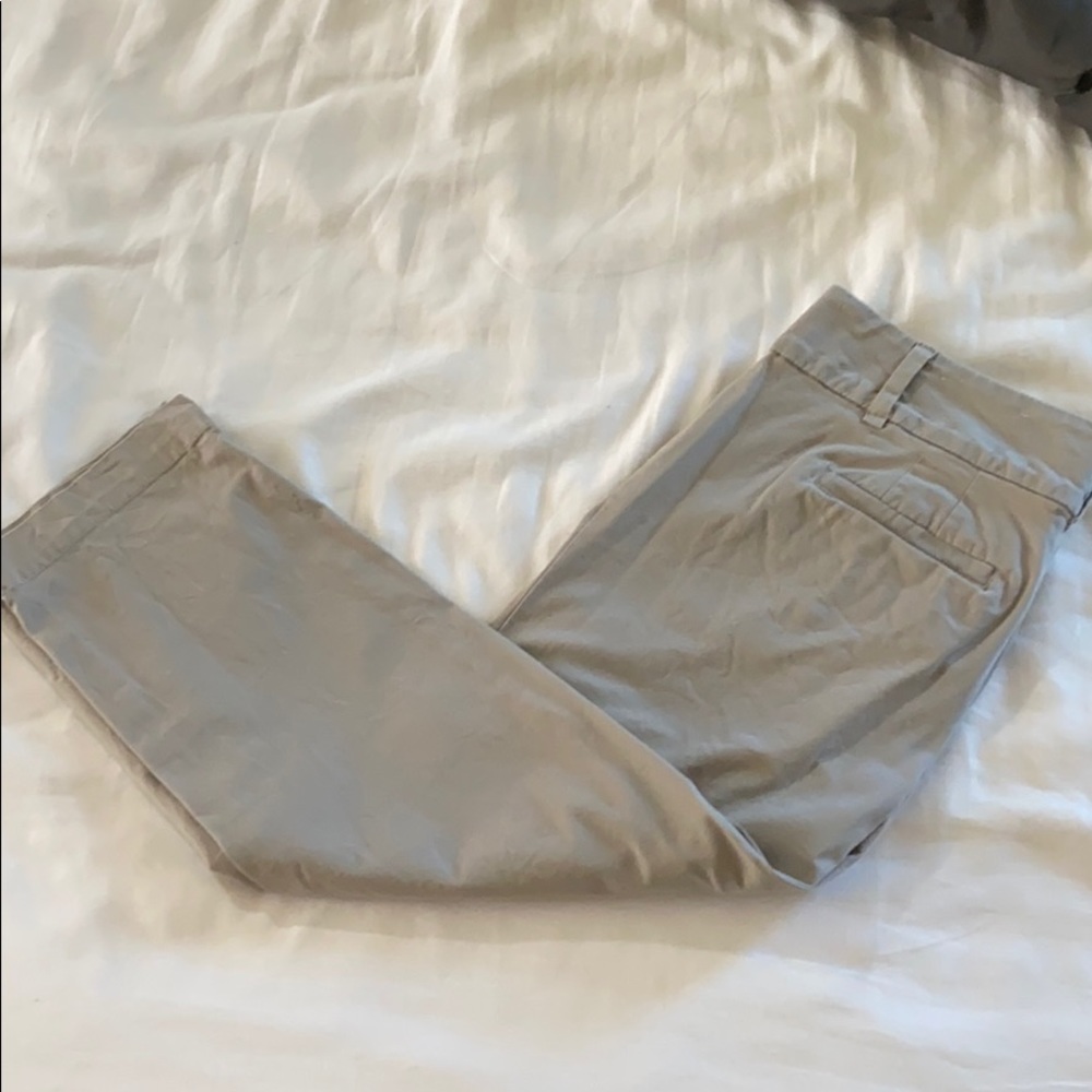 Tan loft capris